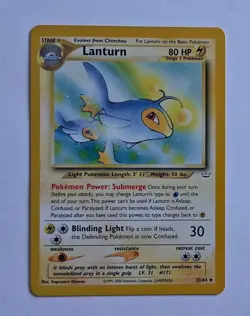 Pokemon - Lanturn - Neo Revelation 32/64 - Uncommon - NM - Image 1