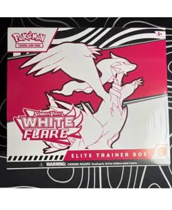 Pokemon Scarlet & Violet White Flare Elite Trainer Box [ETB]. Factory Sealed. - Image 1