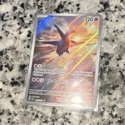Pokemon TCG Latios 203/191 SV08 Surging Sparks Holo Illustration Rare ENG - Image 1