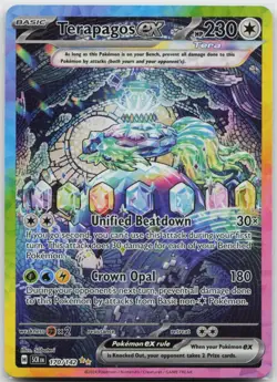 Terapagos ex Special Illustration Rare SV07: Stellar Crown 170/142 Pokemon TCG - Image 1