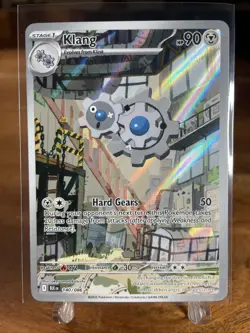 Pokemon Klang 140/086 Black Bolt English ILLUSTRATION RARE FULL ART HOLO NM-MINT - Image 1