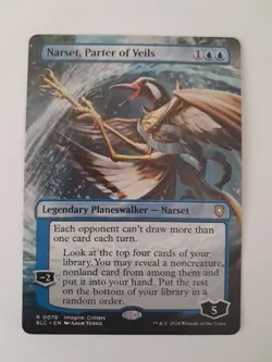 Narset, Parter of Veils Borderless NM/M Bloomburrow Magic the Gathering MTG - Image 1
