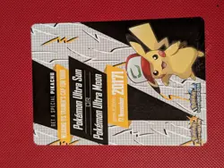 Pokemon TCG - Ash's Pikachu - SM108 I Choose You Movie Promo - Black Star Promo - Image 3