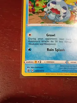 Sobble SWSH073 Holo Promo Sword & Shield Promo Pokemon Near Mint - Image 5