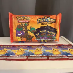 Pokemon TCG 2024 Halloween BOOster Bundle + 5 2022 McDonalds Promo Boosters - Image 1
