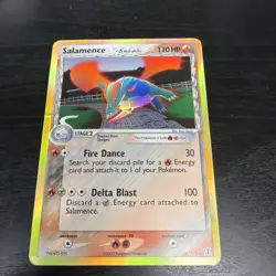 2005 Pokemon Salamence 14/113 Reverse Holo EX Delta Species - Image 1