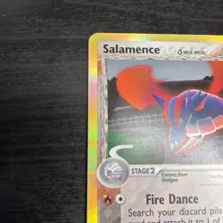 2005 Pokemon Salamence 14/113 Reverse Holo EX Delta Species - Image 2