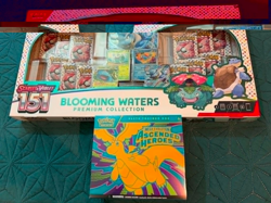 Pokemon TCG S&V 151 Blooming Waters Premium Collection SEALED and Mega Evolution - Image 1