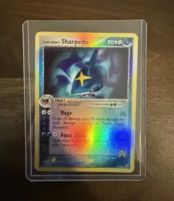 The Pokemon Company Team Aqua's Sharpedo 5/95 Team Magma vs Aqua Rev Holo 70HP - Image 1