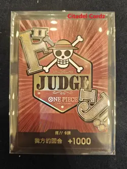 One Piece Card Official Judge Stamp DON Card 2025 Vol.1 Chinese Promo - Image 1