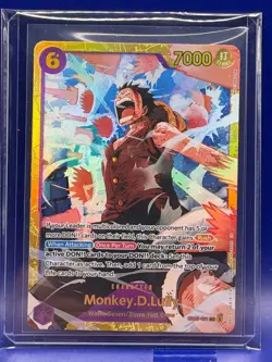 Monkey.D.Luffy SEC Alt Art EB02-061 Anime 25th Collection One Piece TCG NM - Image 3