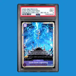 2025 ONE PIECE -BEST SELECTION VOL.4 - #077 GUM-GUM LIGHTNING PSA 9 - Image 1