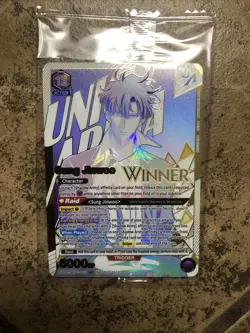 Union Arena Solo Leveling Sung Jinwoo Rare Battle UR Winner Foil - Image 1