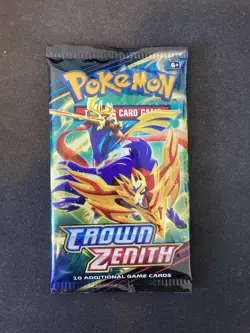Pokemon 1x Crown Zenith Booster Pack Factory Sealed Card - Image 1
