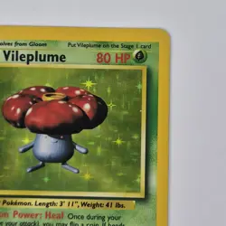 Vileplume 15/64 No Symbol Error Jungle Holo Rare WOTC Pokemon Card - Image 4