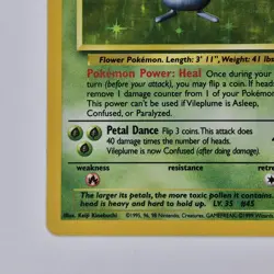 Vileplume 15/64 No Symbol Error Jungle Holo Rare WOTC Pokemon Card - Image 5