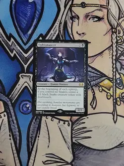 1x Ophiomancer - NM/M CC2 Commander Collection Black MTG Magic - Image 1