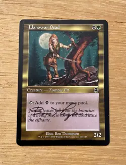 VTG MTG Llanowar Dead Apocalypse 109/143 Ben Thompson Art NM Regular English - Image 1