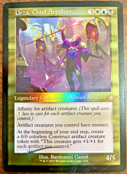 MTG - Urza, Chief Artificer 2/36 - Retro Frame Foil The Brothers’ War BRO - NM - Image 1