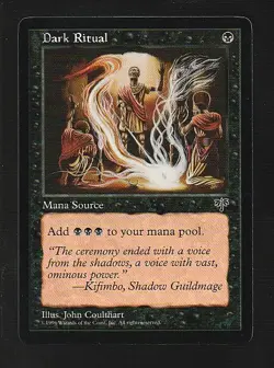 MTG Mirage Dark Ritual - Image 1