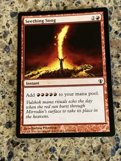 Seething Song 46 Archenemy MTG TCG CARD NM LP - Image 1