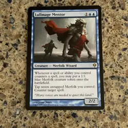 Lullmage Mentor 54 Zendikar Regular MTG TCG CARD NM - Image 1
