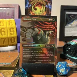 Amarant Coral (Borderless) Commander: Final Fantasy Foil MTG - Image 1