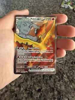 The Pokemon Company Team Rocket's Moltres ex 208/182 SV10 Ultra Rare Holo ENG - Image 1