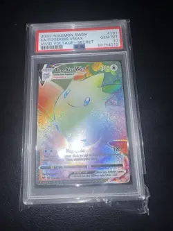 Pokemon TCG Togekiss VMAX Holo Ultra Rare Card Vivid Voltage PSA 10 - Image 1