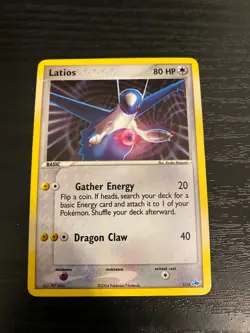 Latios 2/10 And Latias 4/10 LP -Vintage Holo Pokemon Card- Trainer Kit (u) - Image 1