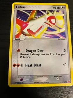Latios 2/10 And Latias 4/10 LP -Vintage Holo Pokemon Card- Trainer Kit (u) - Image 3