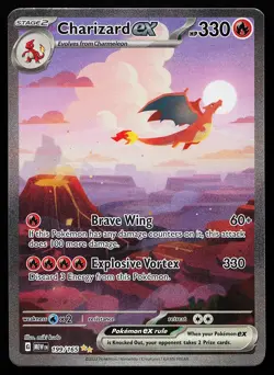 Charizard ex 199/165 Holo Special Illustration Rare 151 Pokemon Card - Image 1