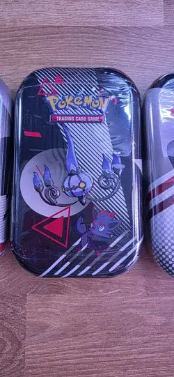 Pokemon TCG Black Bolt & White Flare Mini Tins x 6 -- IN HAND - Image 4