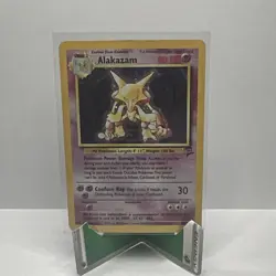 The Pokemon Company Alakazam Base Set 2 001/130 80HP English Holo Rare - Image 1