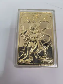 Mewtwo #150 23 Karat Gold Plated Pokemon card with ball and COA ( B401 ) - Image 2
