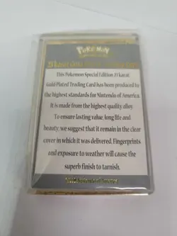 Mewtwo #150 23 Karat Gold Plated Pokemon card with ball and COA ( B401 ) - Image 5
