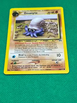 Pokemon Tcg Omanyte 60/75 Neo Discovery Non Holo - Image 2