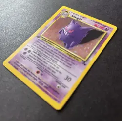 Pokemon Fossil - Gengar 5/62 1st Edition Holo Rare - Image 3