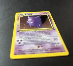 Pokemon Fossil - Gengar 5/62 1st Edition Holo Rare - Image 5