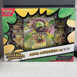 New Pokemon TCG Mega Evolution Ascended Heroes Mega Meganium EX Box SEALED 🔥 - Image 1