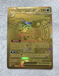 Pokemon Mega Greninja EX 122/086 CR EN Holo Secret Rare 350 HP 2016 Stage 2 - Image 1
