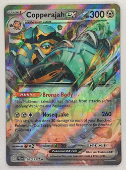 Copperajah EX 150/193 Double Rare Paldea Evolved English NM Pokemon TCG - Image 1