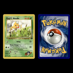 12x Kogas Weedle Lot Beedrill Kakuna Weedle 82.0 Gym Challenge Pokemon Cards Set - Image 3