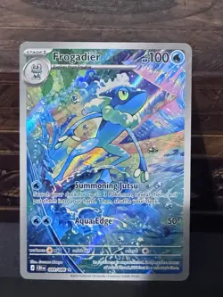 Frogadier Illustration Rare Pokemon Card 89/86 NM - Image 1