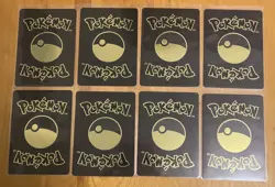LOT OF 8 POKEMON PIKACHU HP BLACK FOIL FAN CARDS New - Image 4
