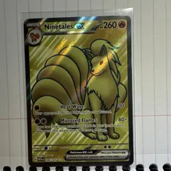 The Pokemon Company Ninetales ex 186/165 SV 151 Full Art Holo UR 260 HP ENG - Image 1