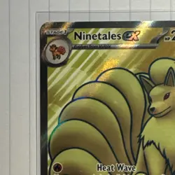 The Pokemon Company Ninetales ex 186/165 SV 151 Full Art Holo UR 260 HP ENG - Image 2
