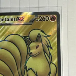 The Pokemon Company Ninetales ex 186/165 SV 151 Full Art Holo UR 260 HP ENG - Image 3