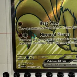 The Pokemon Company Ninetales ex 186/165 SV 151 Full Art Holo UR 260 HP ENG - Image 5