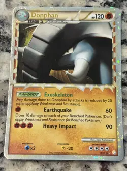 Donphan 107/123 Prime!! Pokemon Heartgold & Soulsilver!! - Image 1